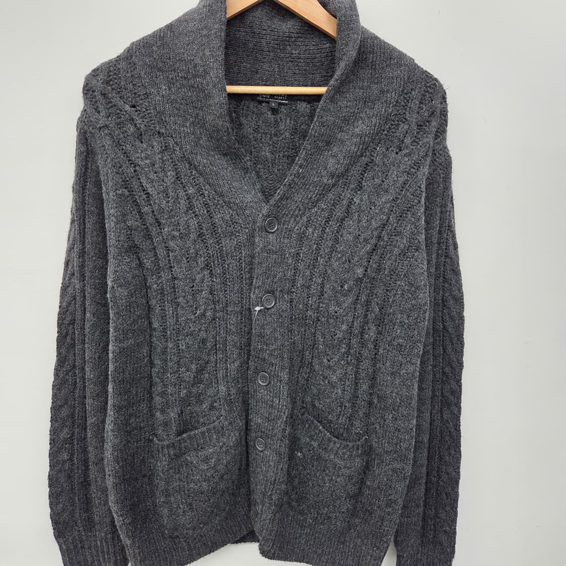 빔즈 케이블 니트 가디건 남L 상품이미지2