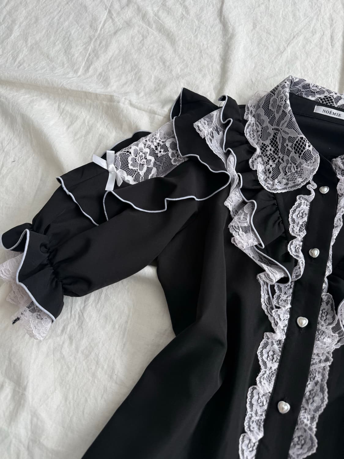 고딕 고스로리 레이스 블라우스 상품이미지2