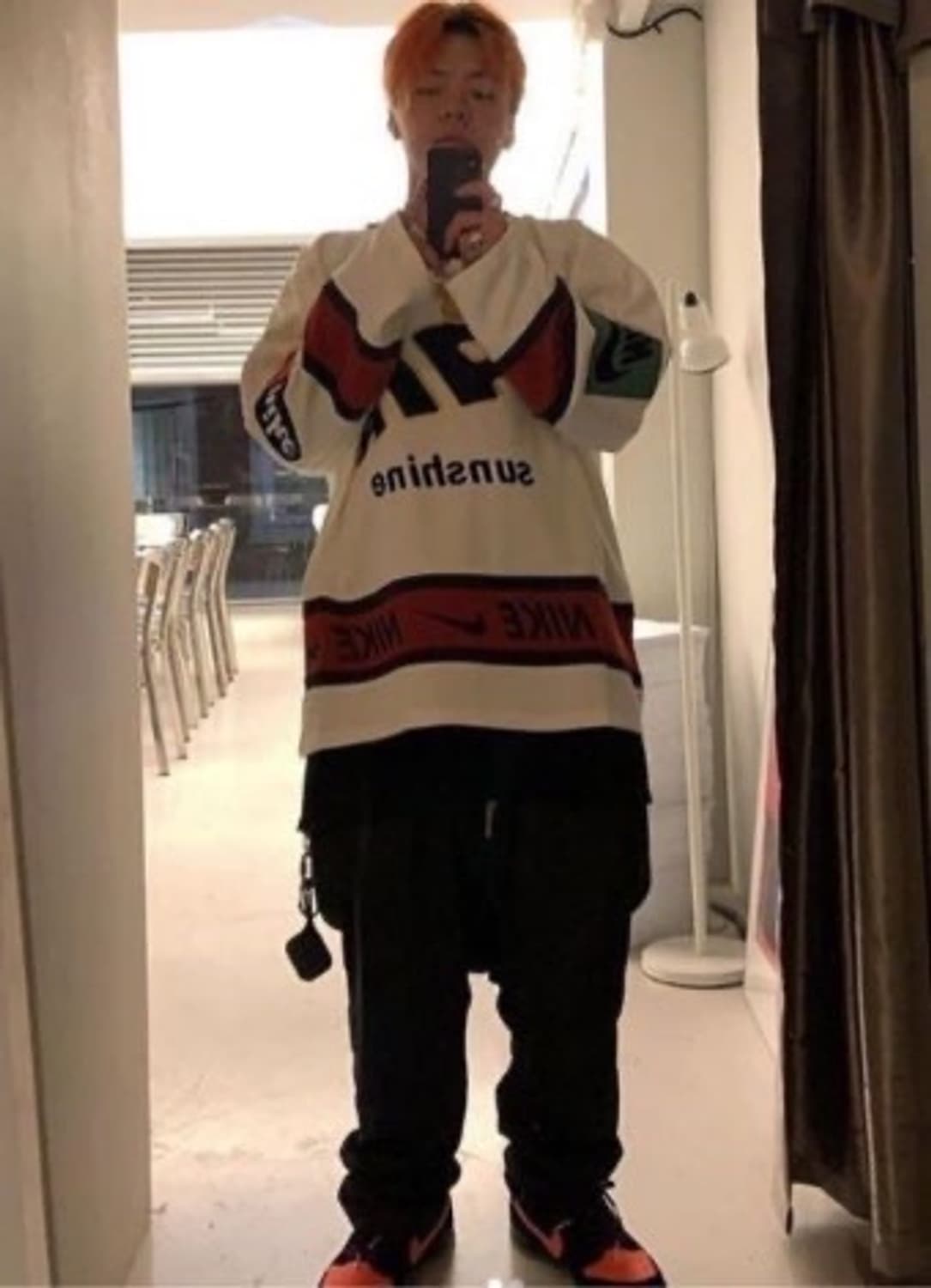 나이키 CPFM 하키 져지 화이트 M 상품이미지7