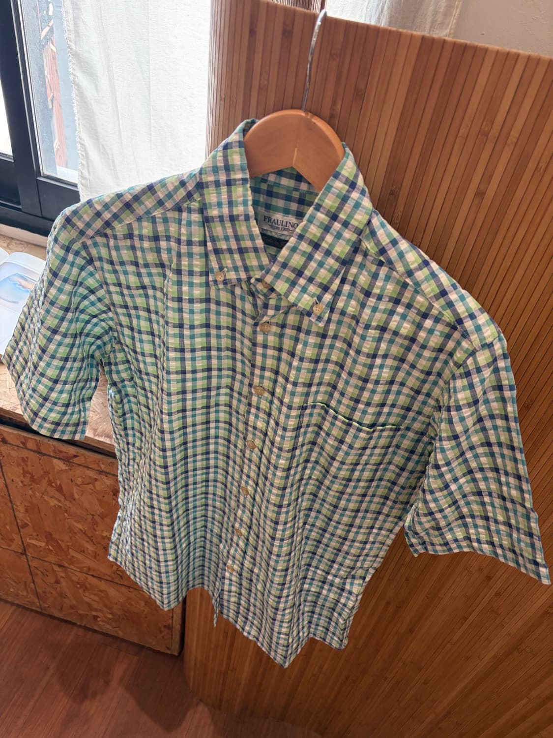 90s FRAULINO Check Shirt 상품이미지1
