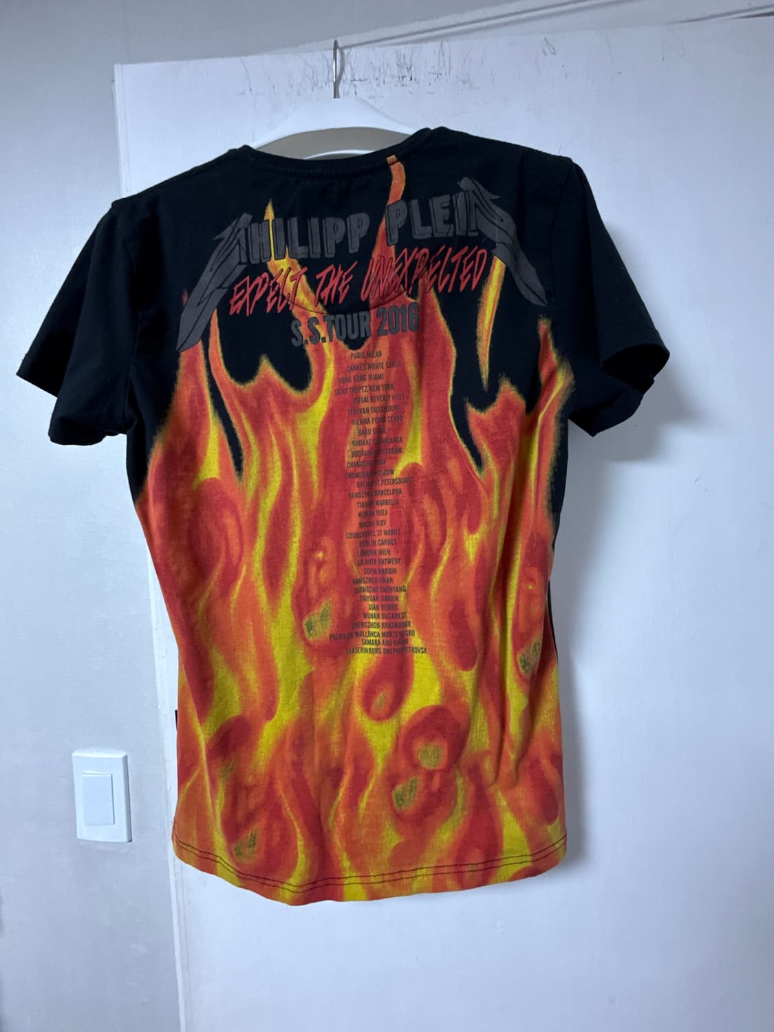 필립 플레인 메탈리카  월드투어 반팔티 상품이미지5