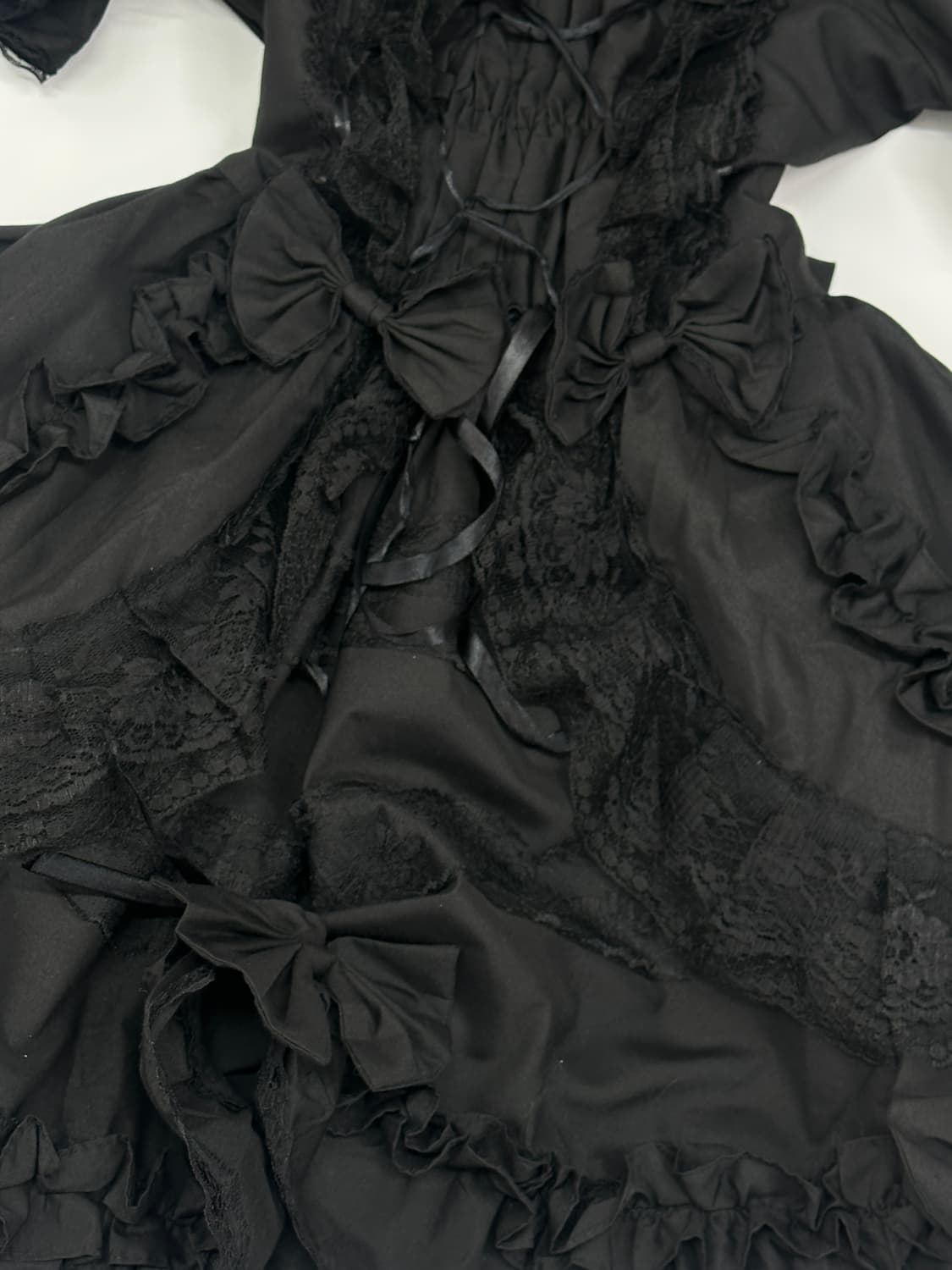 🖤세라의 지뢰계 메이드 코디세트🖤레이스 프릴 리본 가디건 미니원피스 상품이미지10