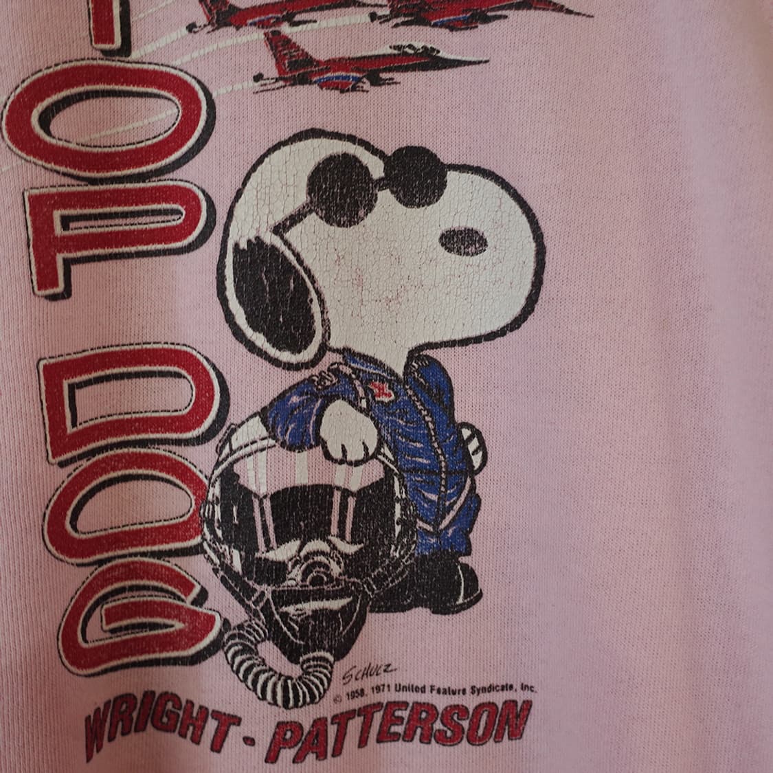 Vtg Snoopy Top Dog Sweatshirt 상품이미지4