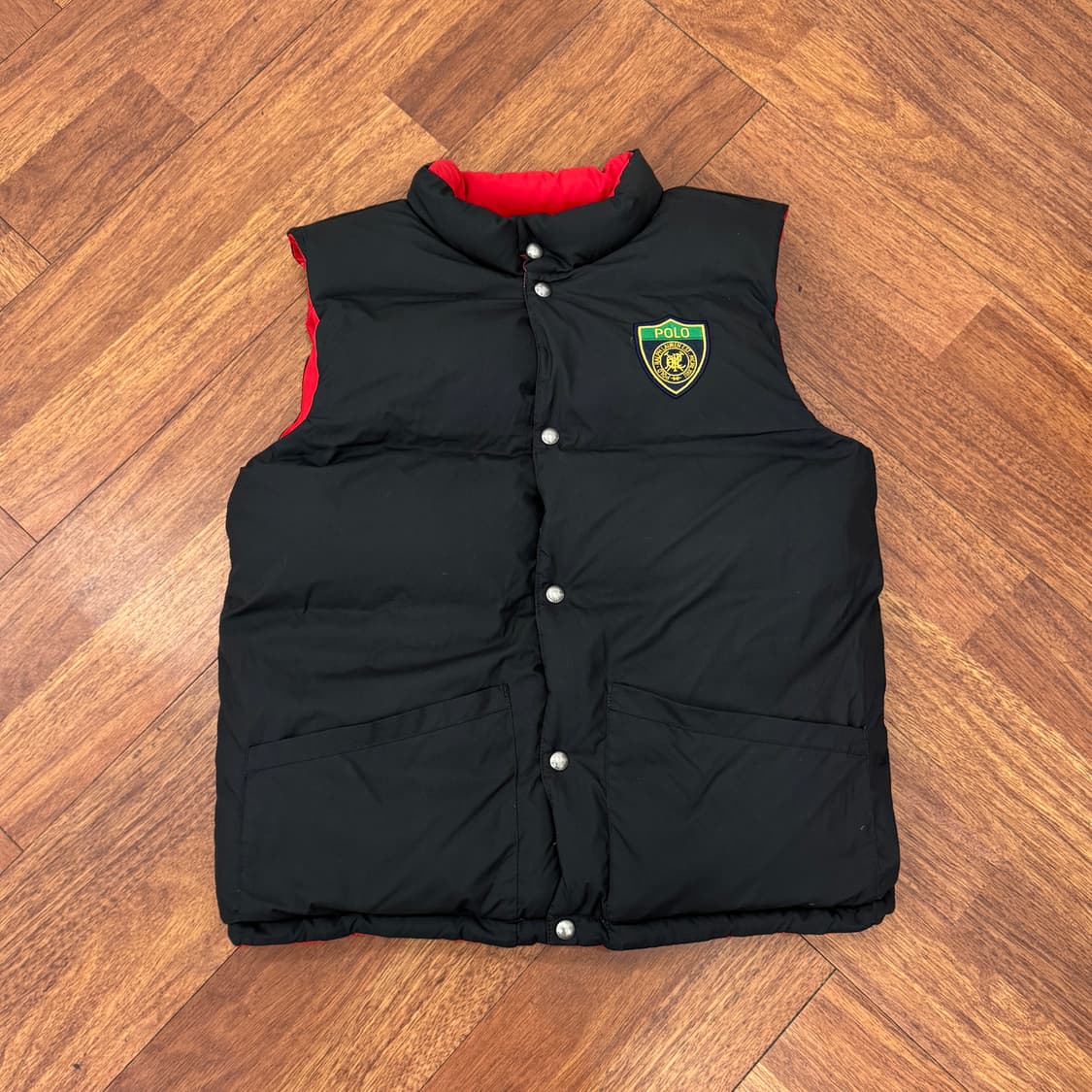 95~100 폴로 랄프로렌 리버시블 양면 패딩 조끼 베스트  상품이미지2