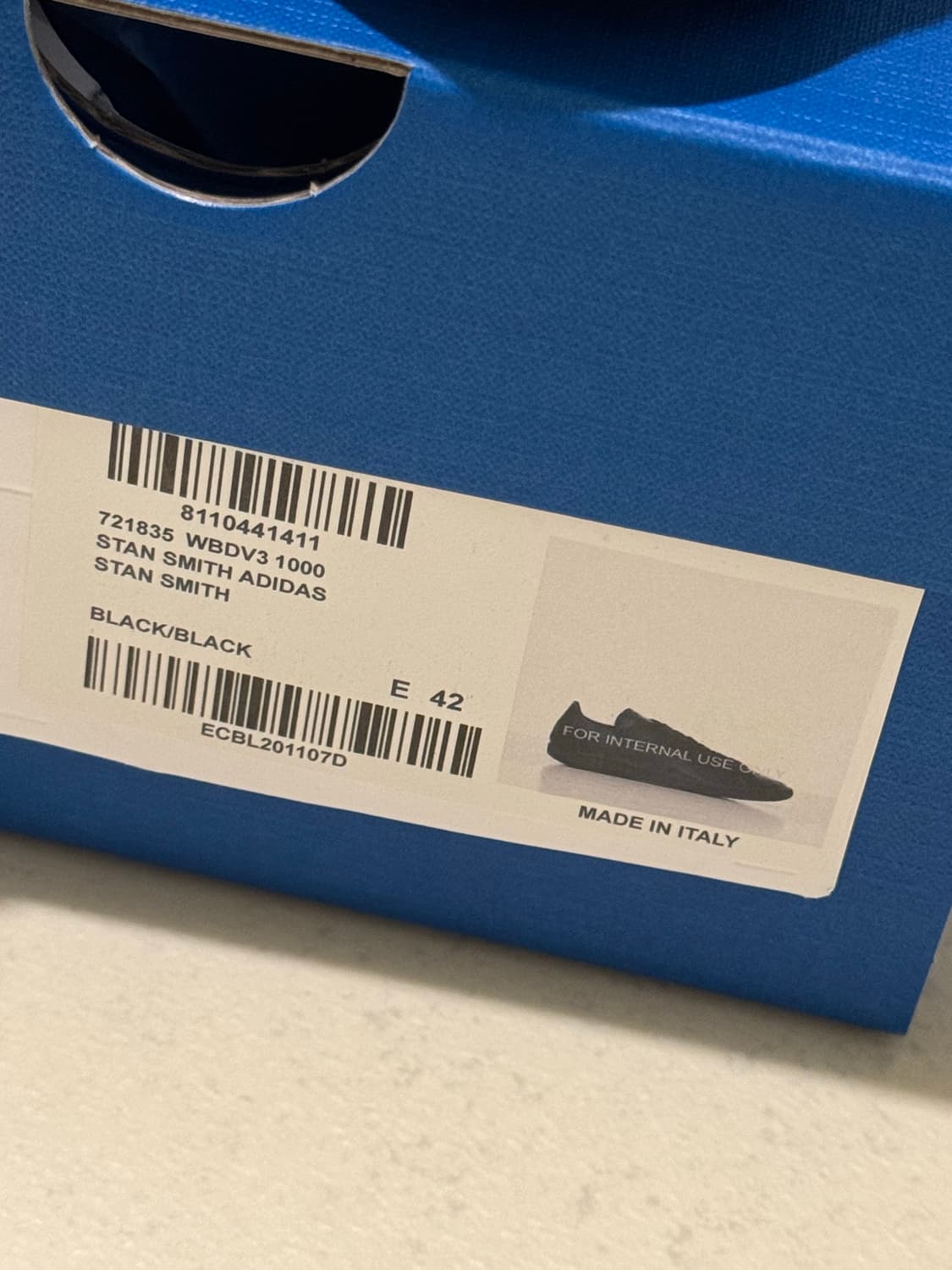 [42] 아디다스 발렌시아가 스탠스미스 블랙 상품이미지5