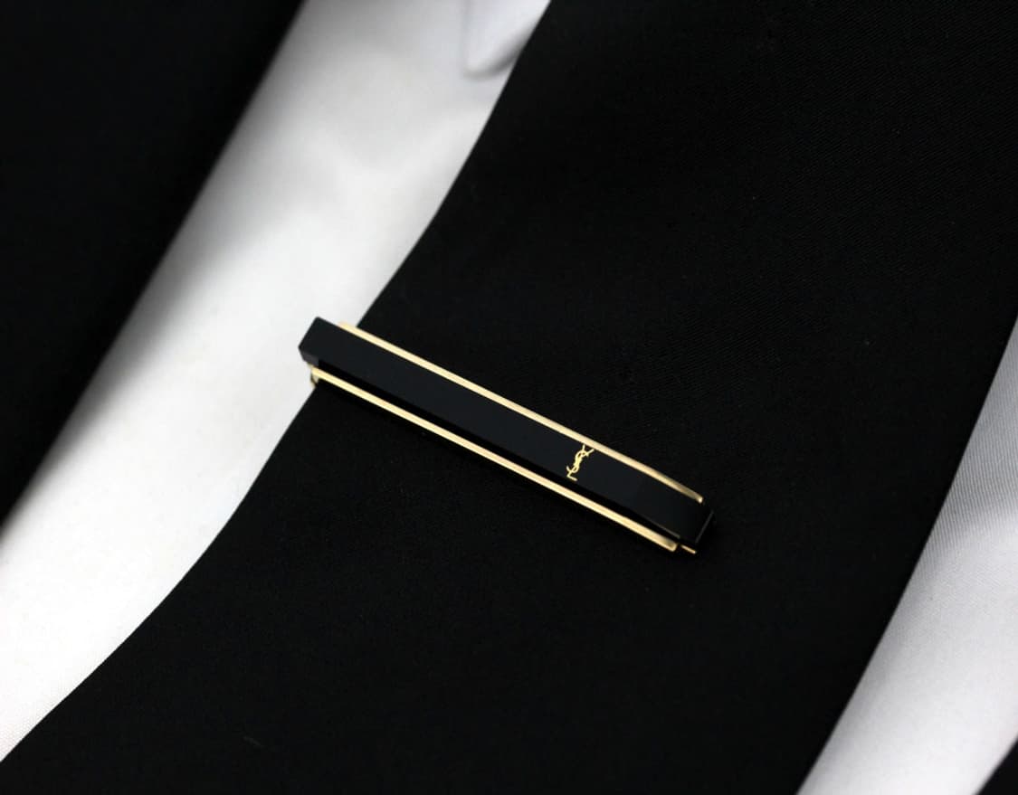 입생로랑 A등급 5cm 남자 명품 넥타이핀 빈티지 상품이미지6