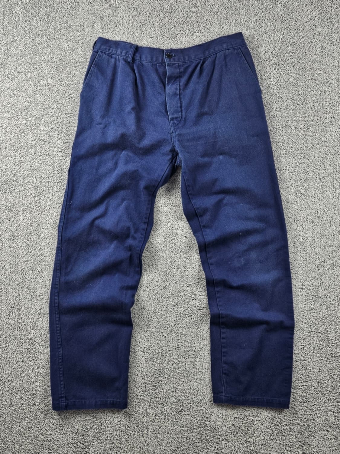 버튼플라이 하프밴딩 프렌치 워크 팬츠 (32"추정) / 9383 상품이미지1