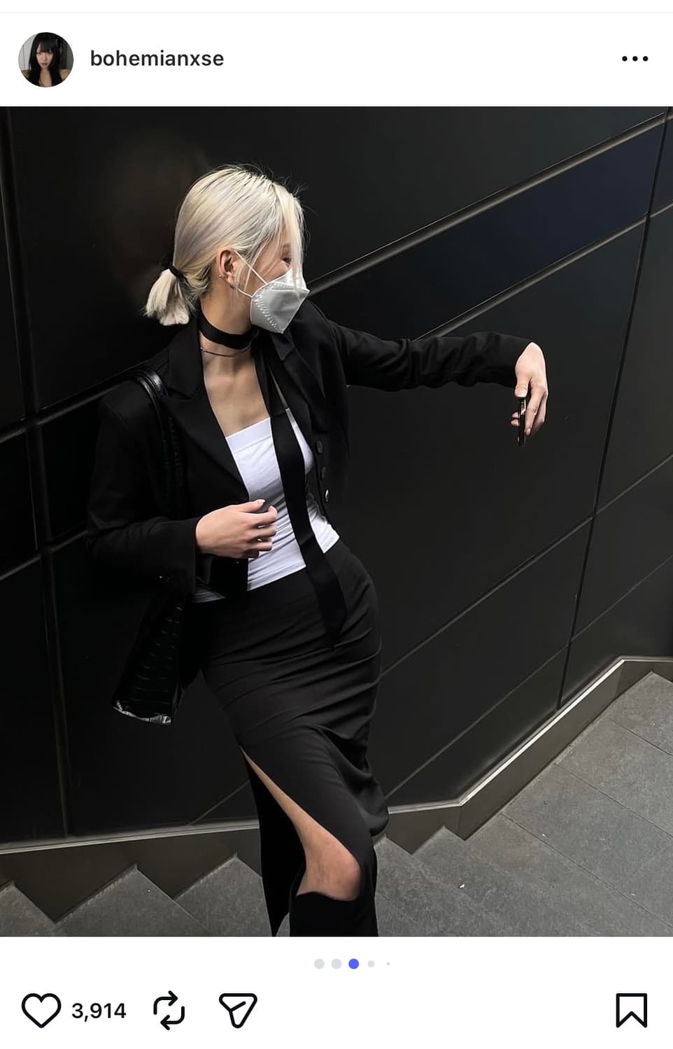 Bohemian seoul 롱 트임 스커트  상품이미지2