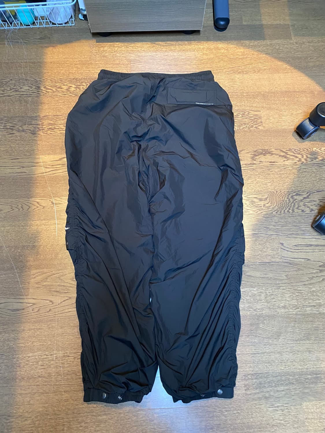 예스아이씨 staff 나일론 립스탑 오버핏 조거팬츠 xl 블랙 상품이미지5