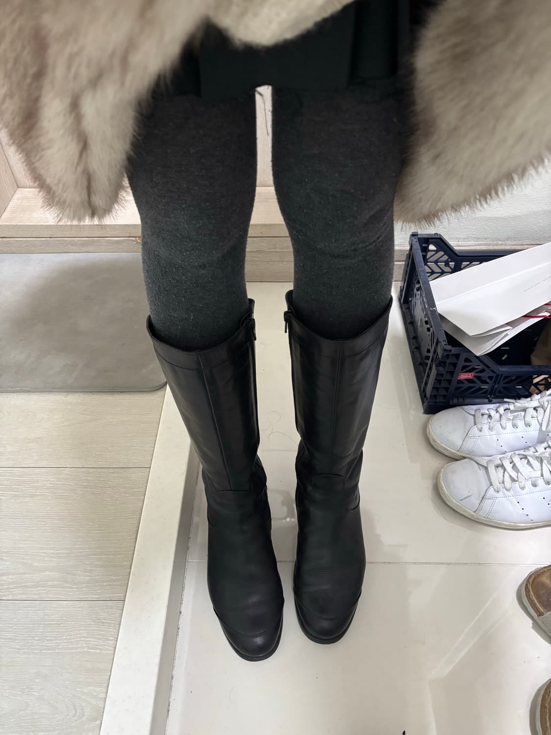 빈티지 레더부츠 상품이미지4