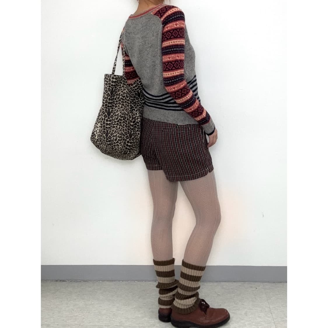 빈티지 노르딕 울 니트 상품이미지4