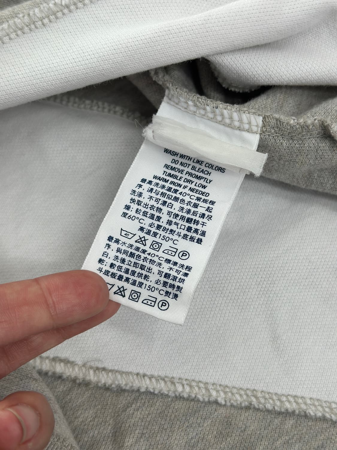 폴로 랄프로렌 그레이 배색 빅로고 카라티  상품이미지7