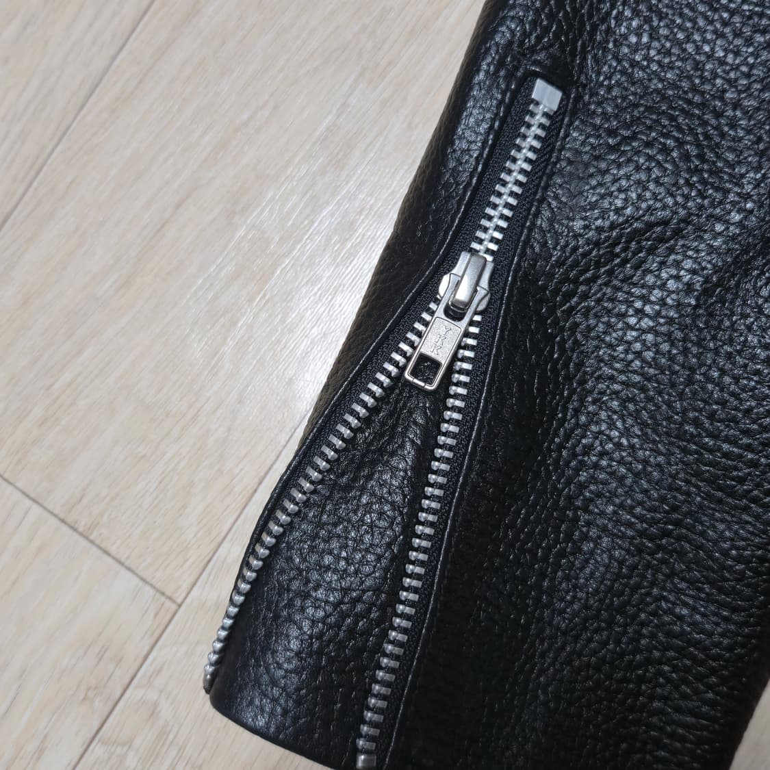 L) 비바스튜디오 가죽 라이더 자켓 상품이미지6