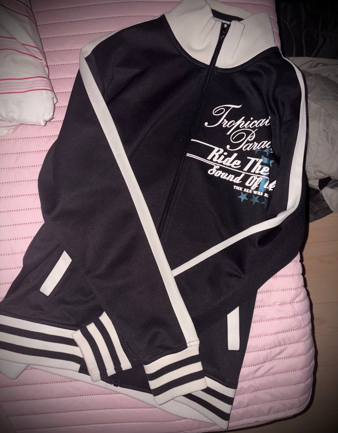 빈티지 y2k 트랙탑 00s 레터링 져지 상품이미지1