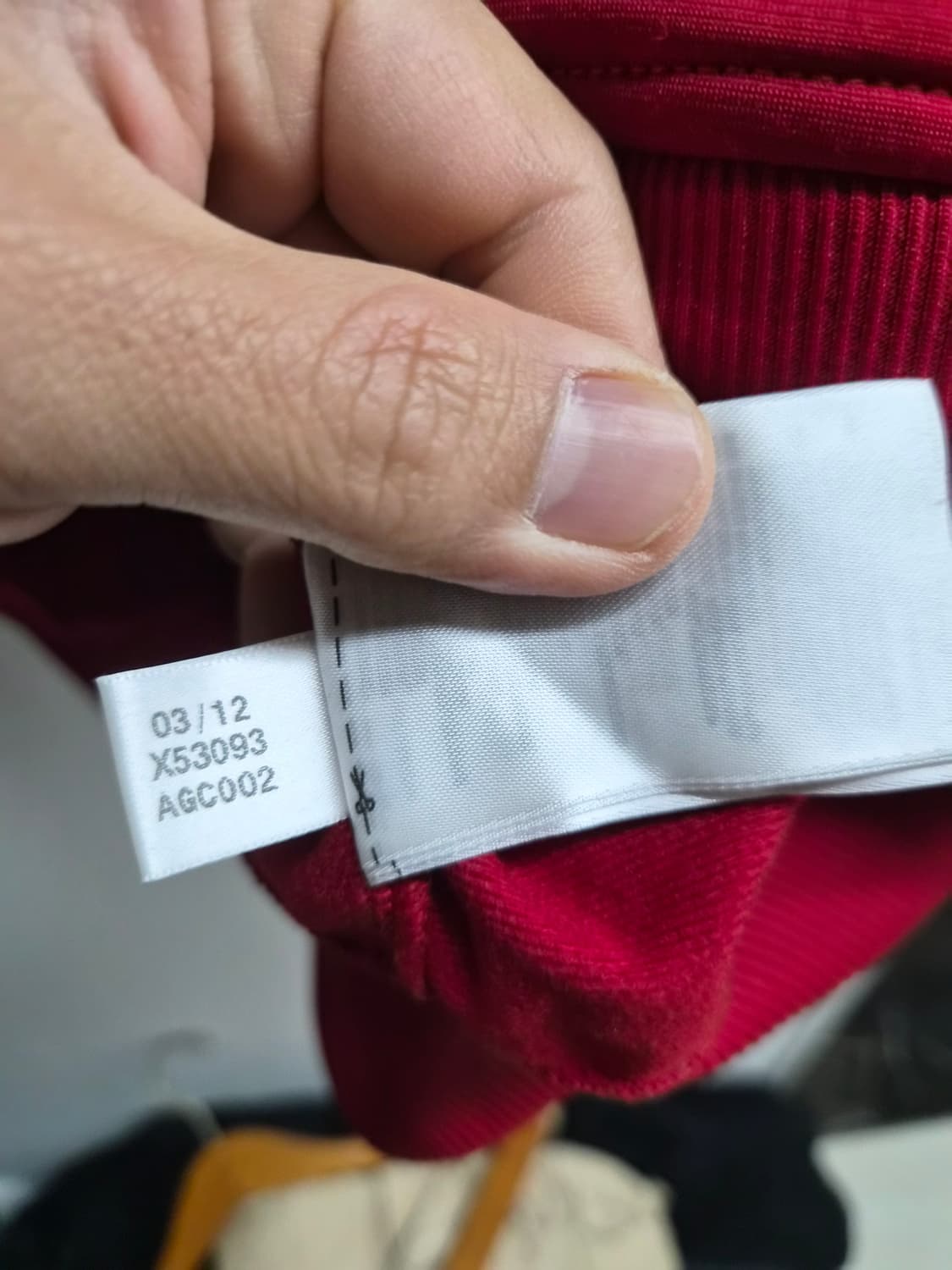 해외 M) 아디다스 파이어버드 버건디 트랙탑 져지 팝니다 상품이미지4