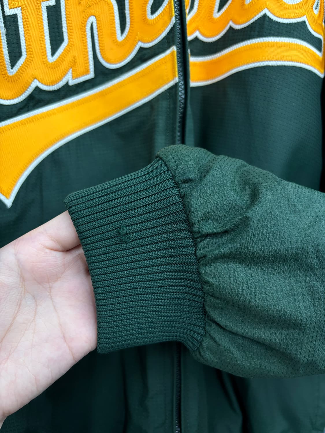 마제스틱 오클랜드 애슬레틱스 스타디움 자켓 상품이미지6