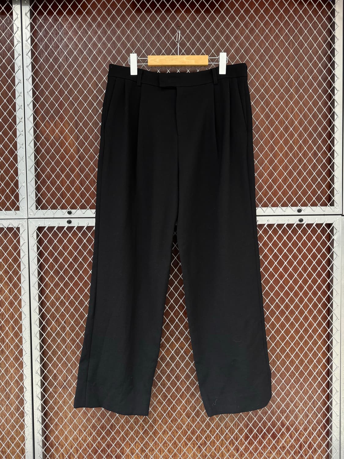 렉토 버진 울 핀턱 와이드 슬랙스 M 상품이미지1