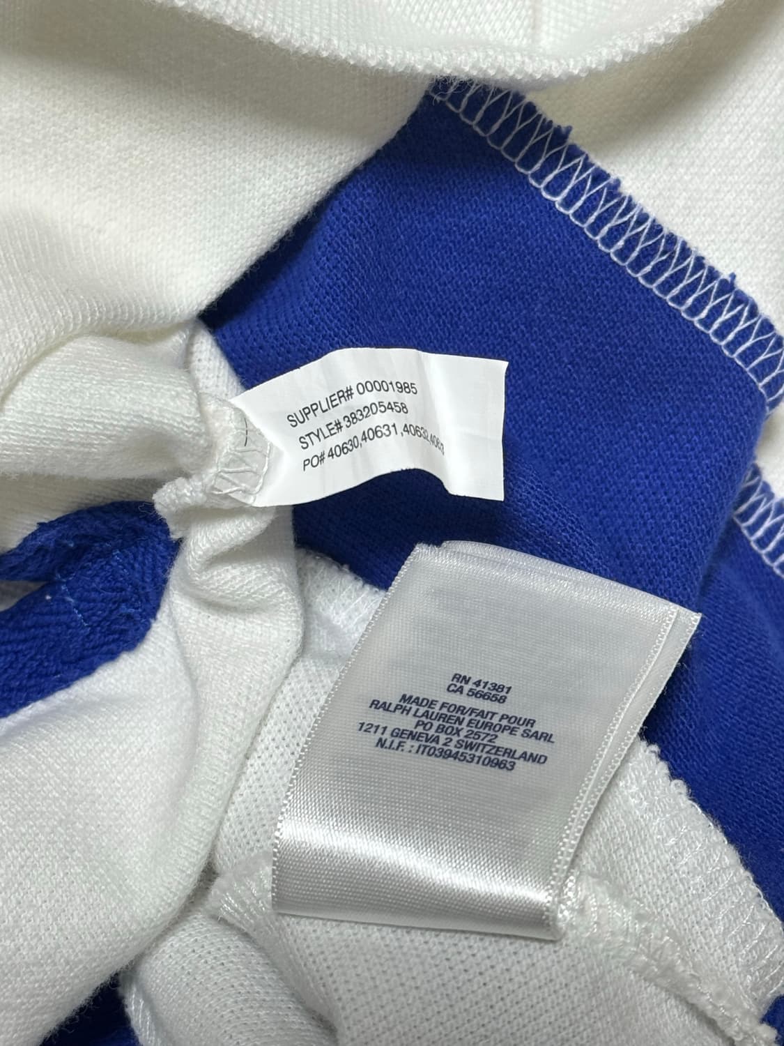 폴로 랄프로렌 빅포니 흰파 레드포니 반팔  상품이미지5