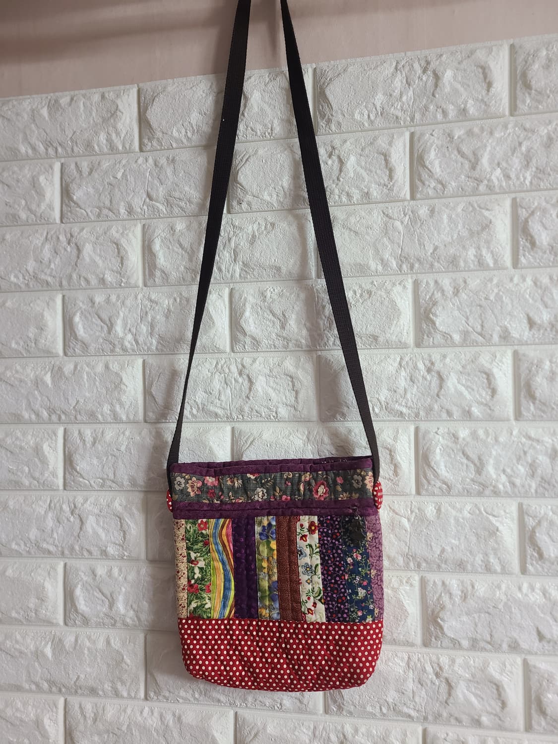 패치워크 크로스백 상품이미지1