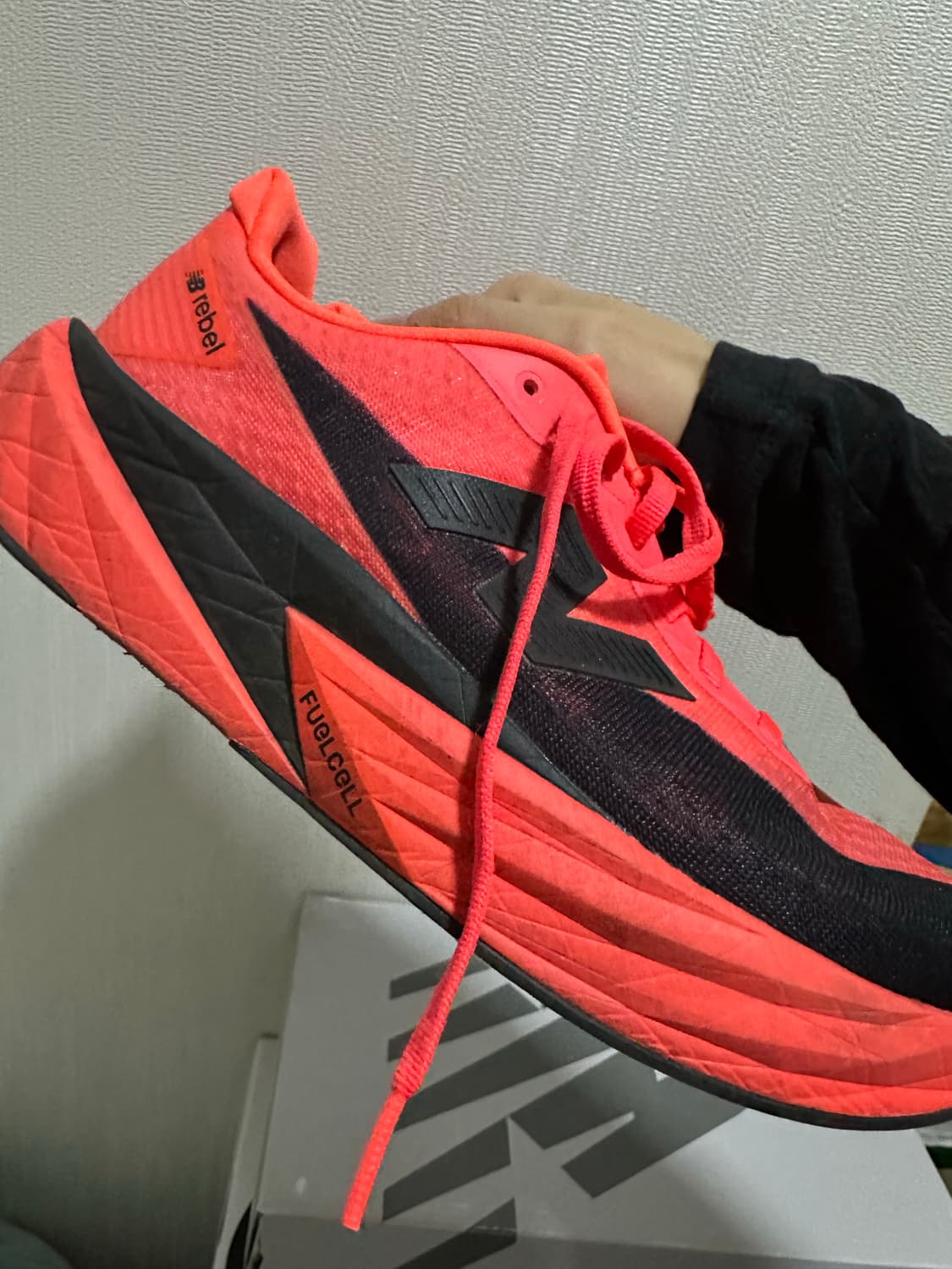 260) 뉴발란스 퓨어셀 레벨v5 레드 팝니다 상품이미지4