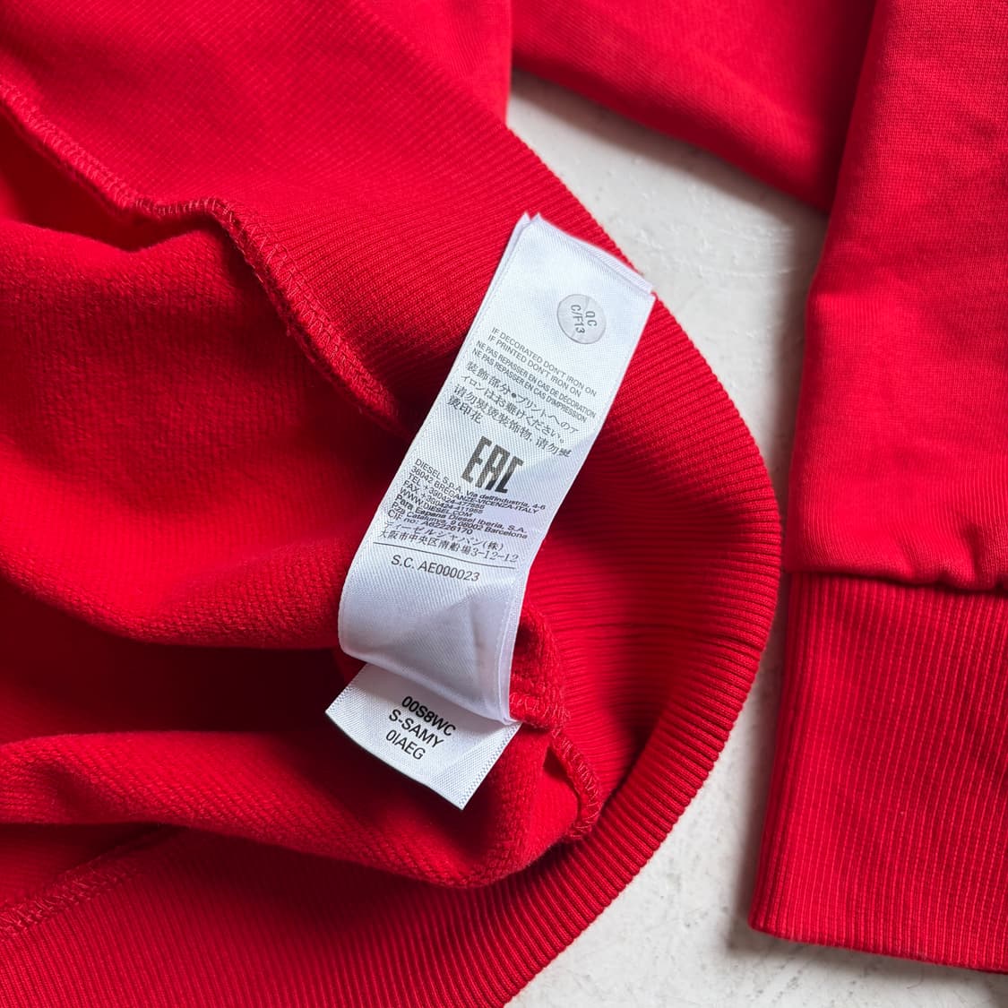 디젤 빈티지 스웻셔츠 M 상품이미지6