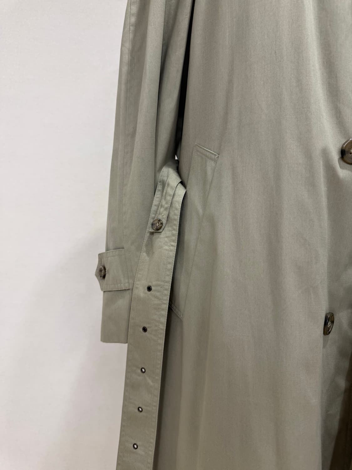 클래식 카키 싱글 트렌치 코트 상품이미지8