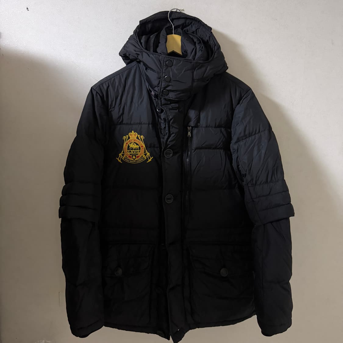 폴로랄프로렌 남성 패치 오리털 패딩 M(100) 상품이미지1