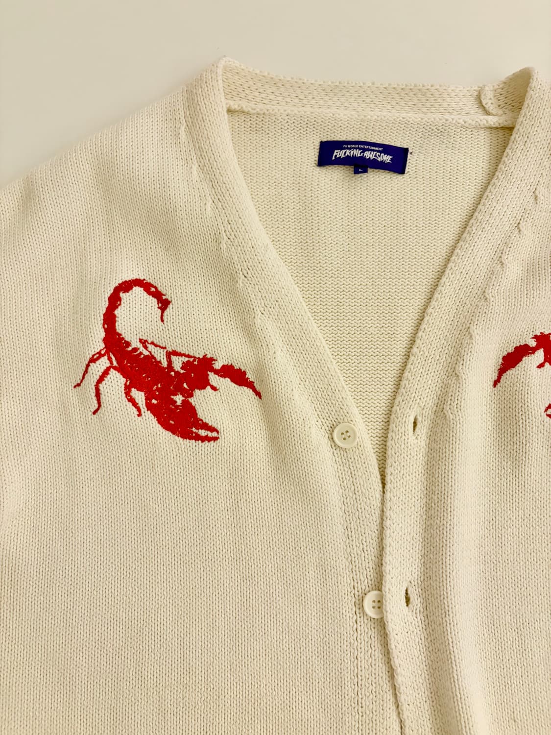 fucking awesome 전갈 자수 가디건 / L사이즈 상품이미지4