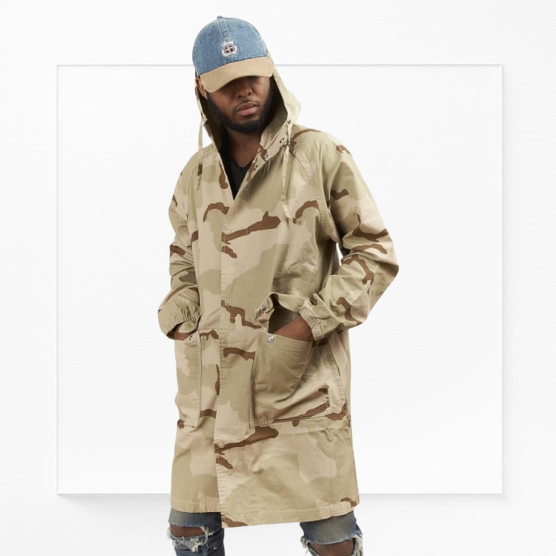 [희귀템🔥] 스투시 립탑 카모 야상 자켓 상품이미지8