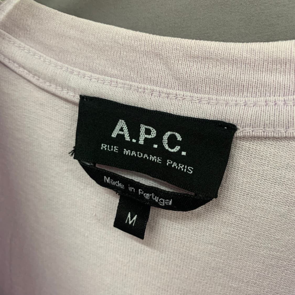 M A.P.C. 아페쎄 로고 자수 반팔티  상품이미지4