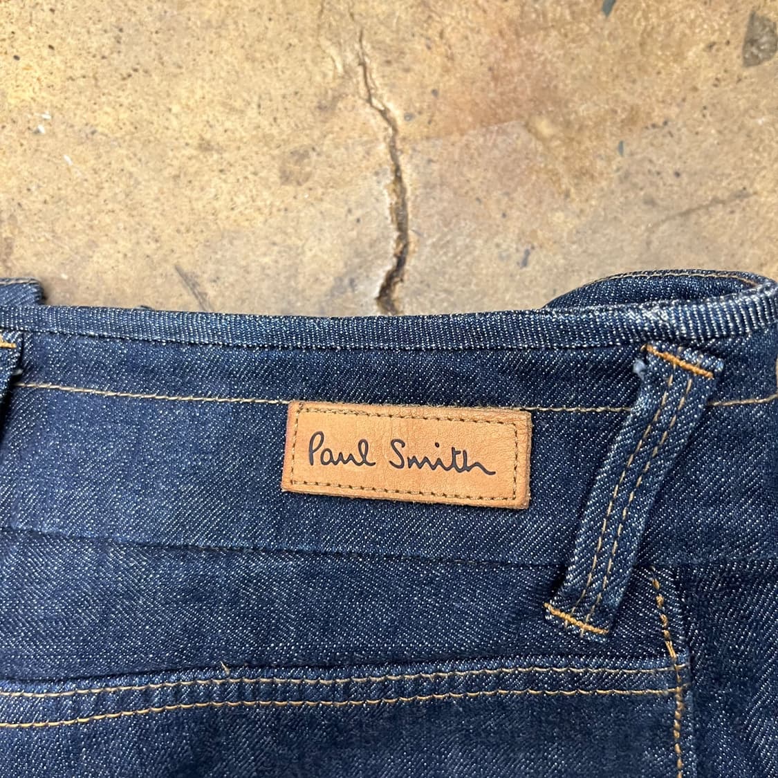 [정품/40] 폴스미스 데님 H라인 스커트 b17 상품이미지4