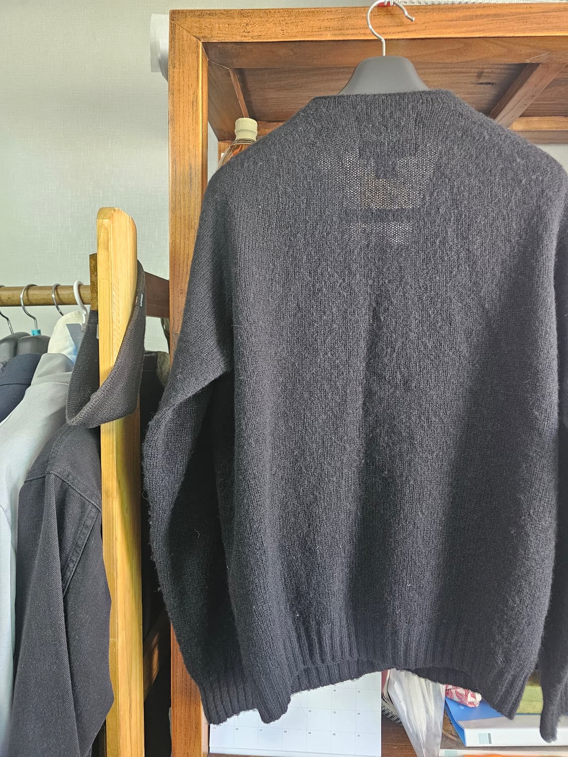 (새거) 스코틀랜드×EASTLOGUE 이스트로그 퍼머넌트 쉐기독 가디건  상품이미지6