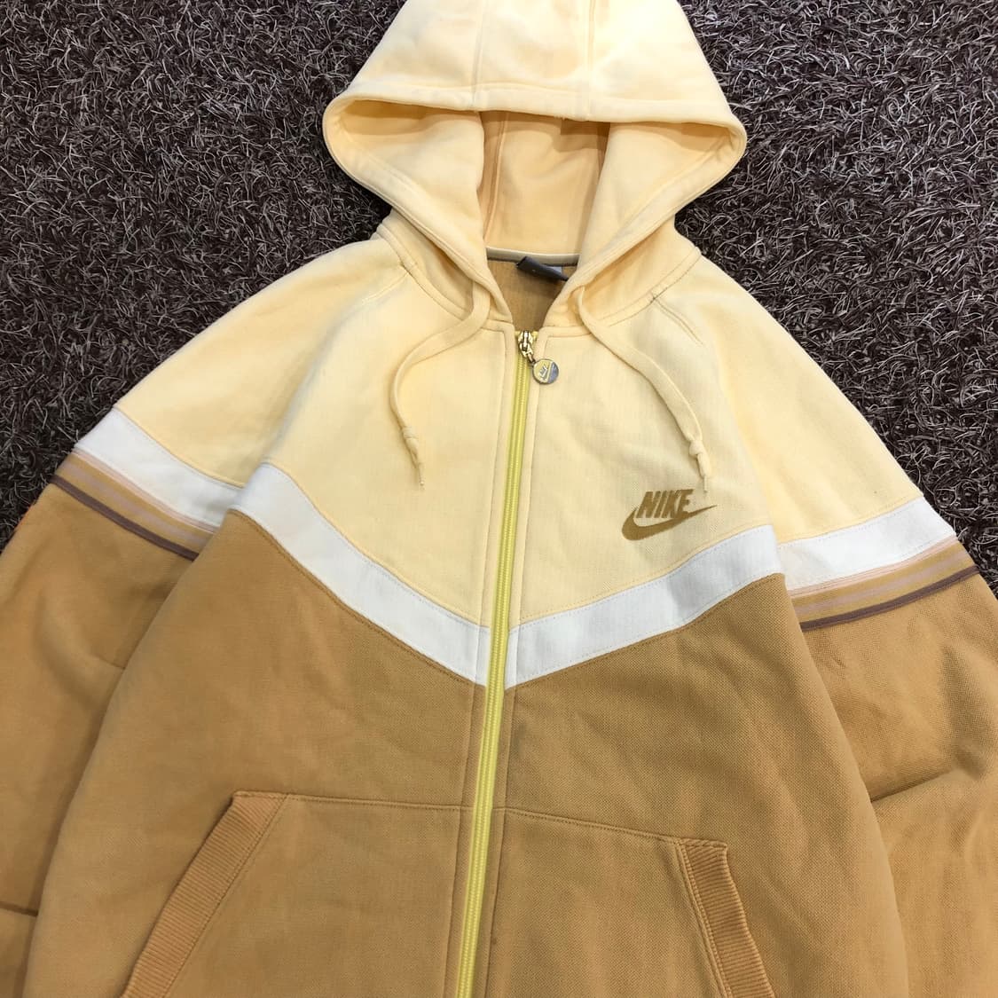 나이키 로고 배색 후드집업 상품이미지2