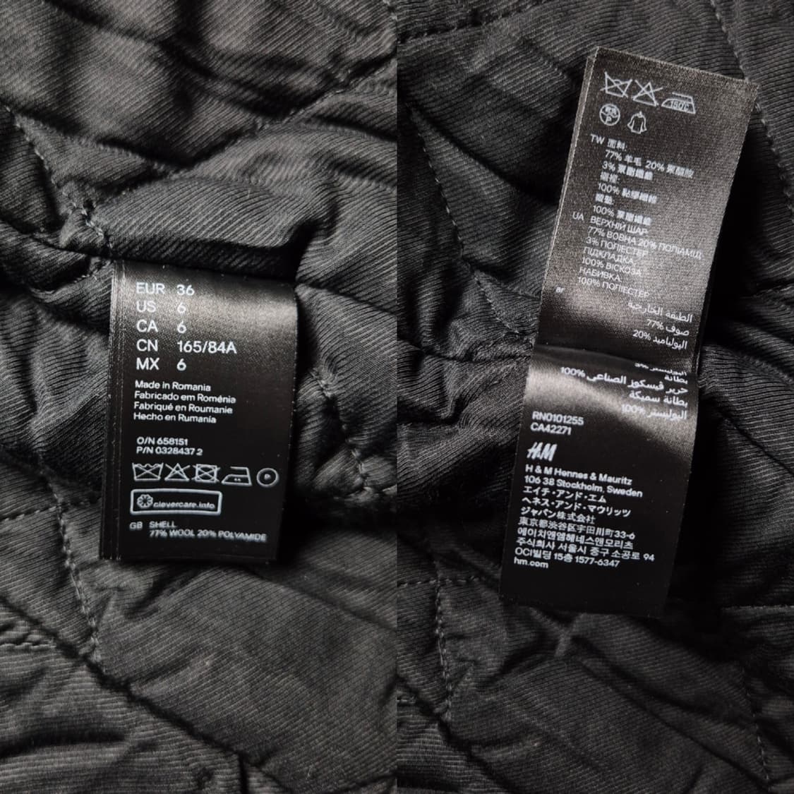 [M] 발망 X H&M 울 피코트 상품이미지9