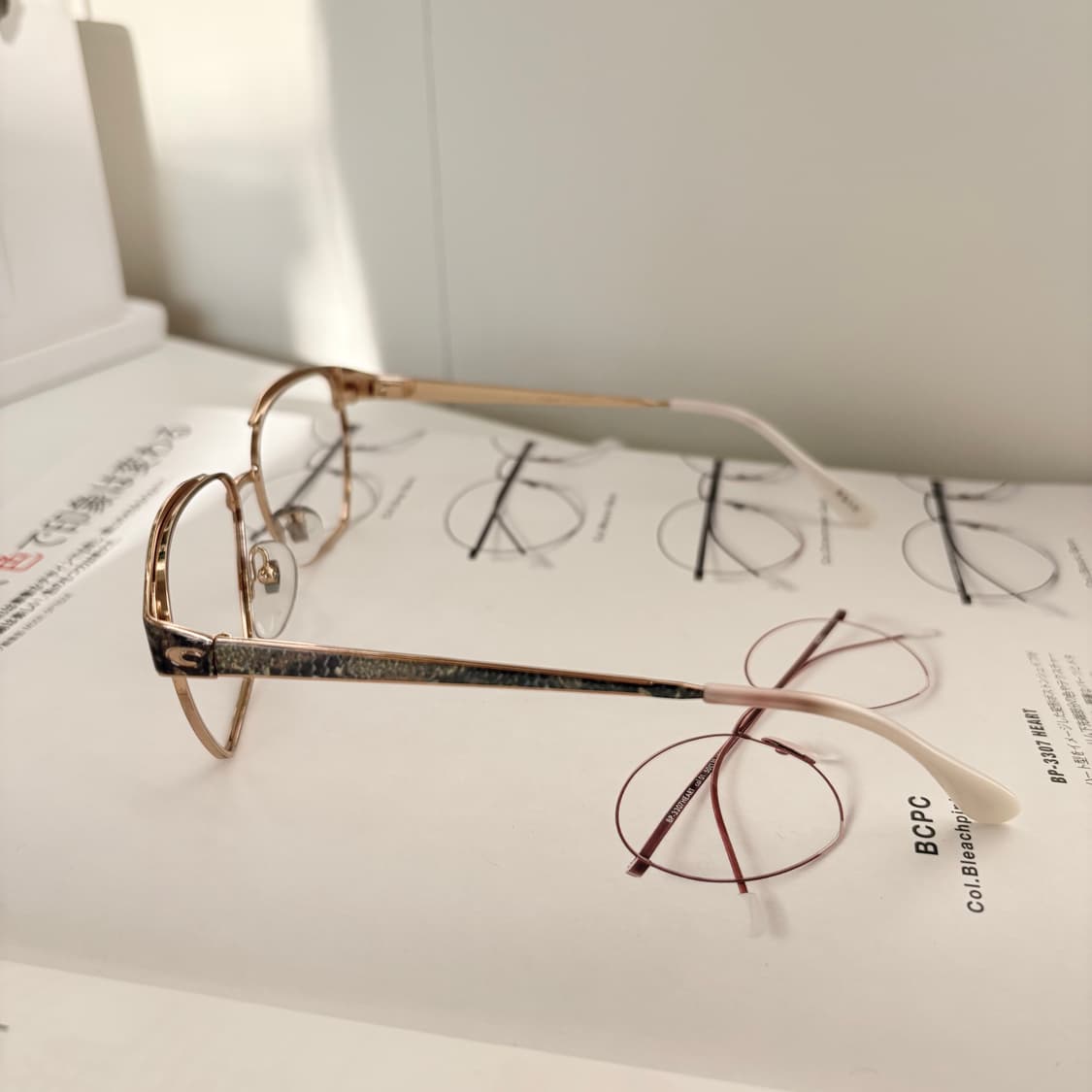 Cottet 메탈 스퀘어 빈티지안경 상품이미지6