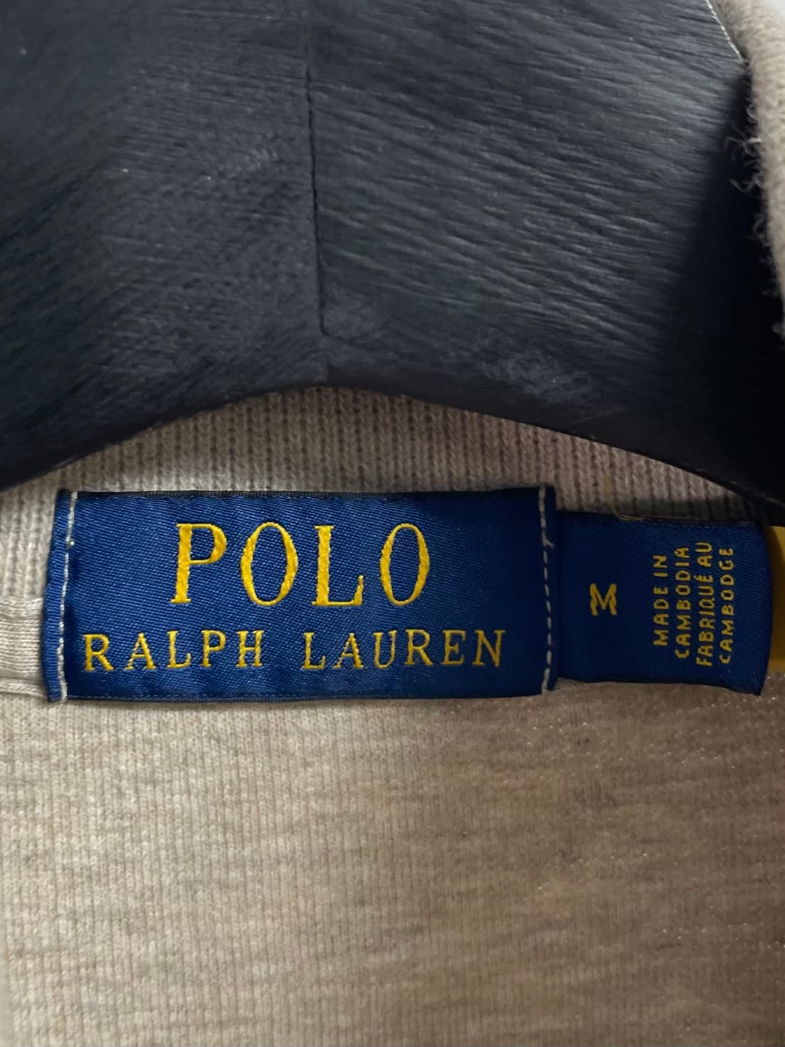 폴로 랄프로렌 오트밀 반집업 맨투맨 (on.365) 상품이미지3