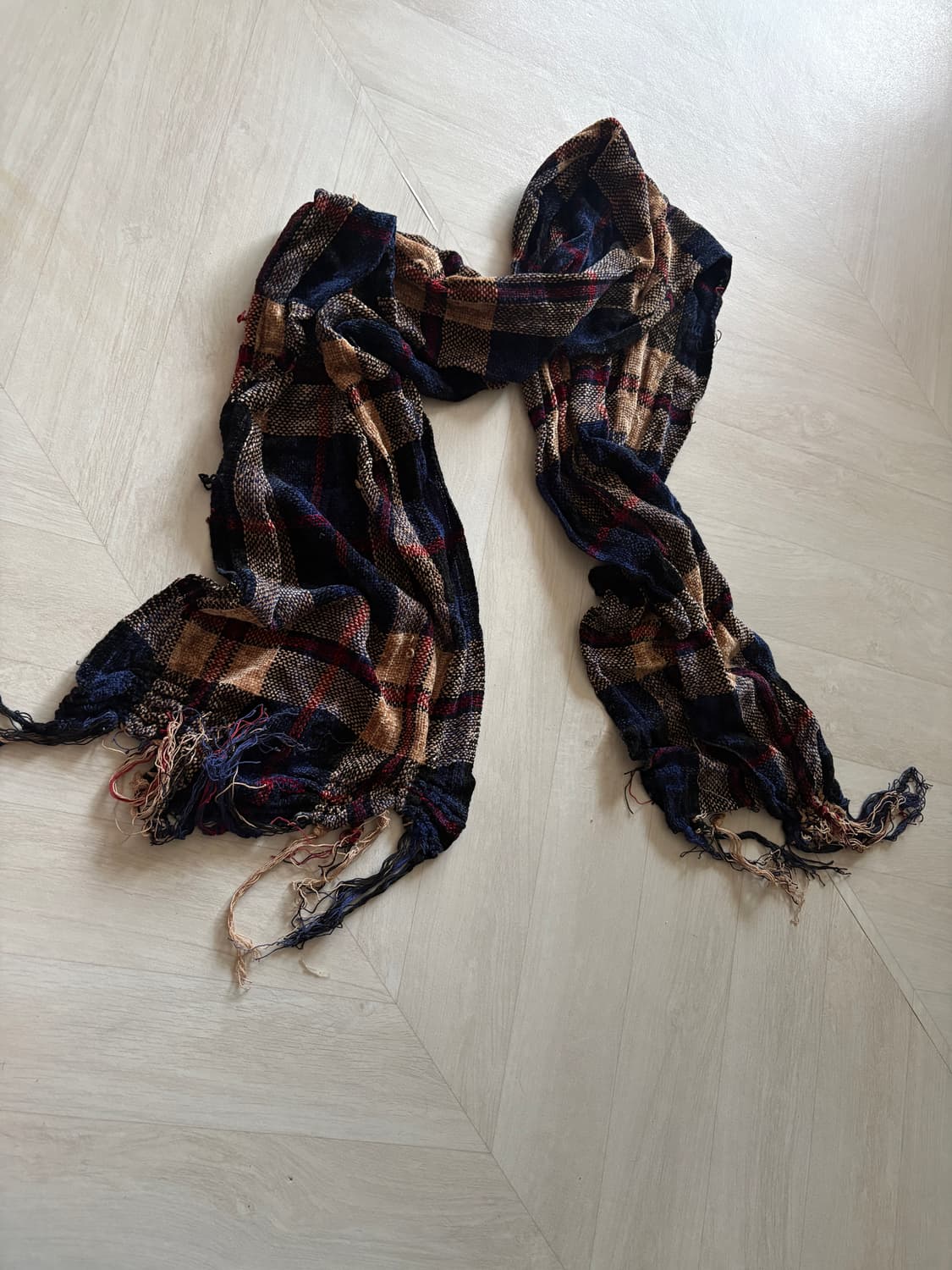 Vintage enthic grunge mood flannel scarf 상품이미지3