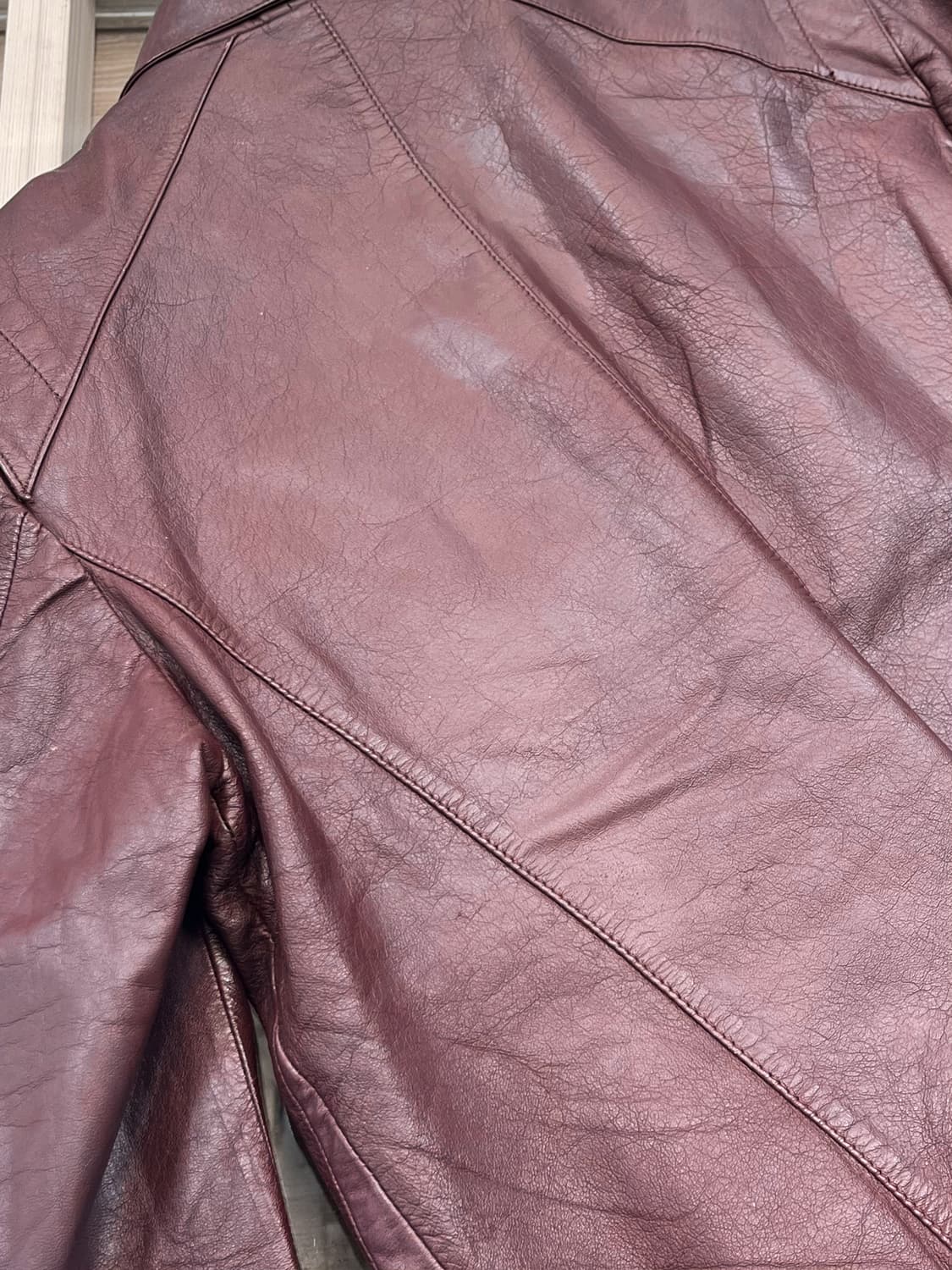 라파엘로 90's 레더 자켓 상품이미지8