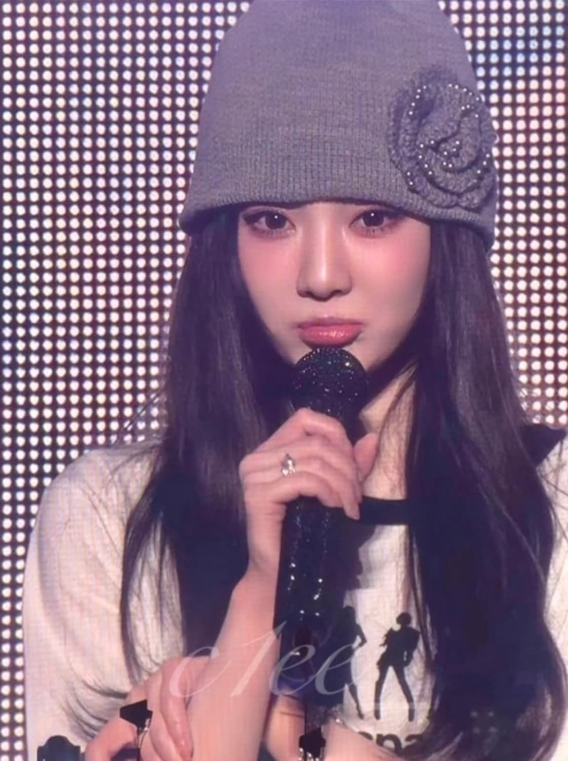 셋업이엑스이 pearl corsage 비니 상품이미지3