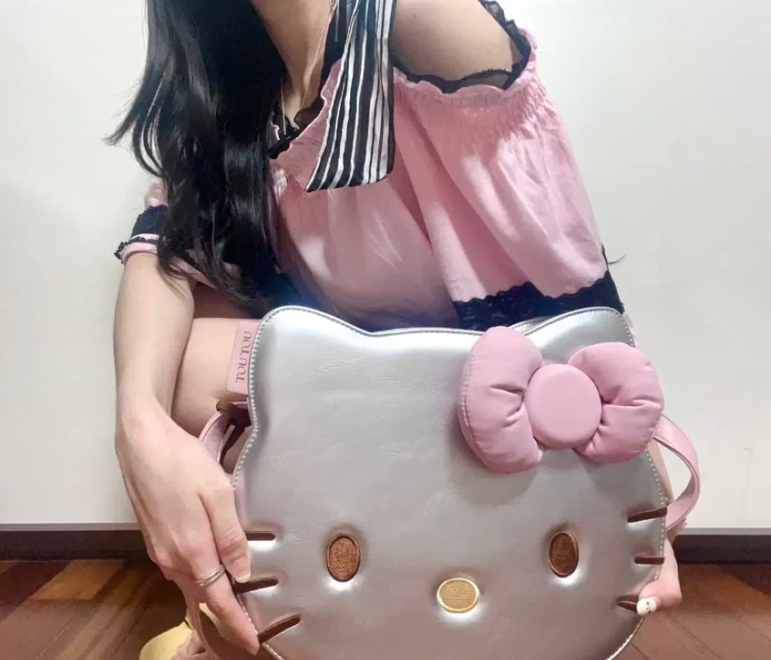 핑크믹스왕리본탑오네히메갸루오프숄더로걀탑빈티지리즈리사엑시즈팜짜잔씨핀터레스트 상품이미지3
