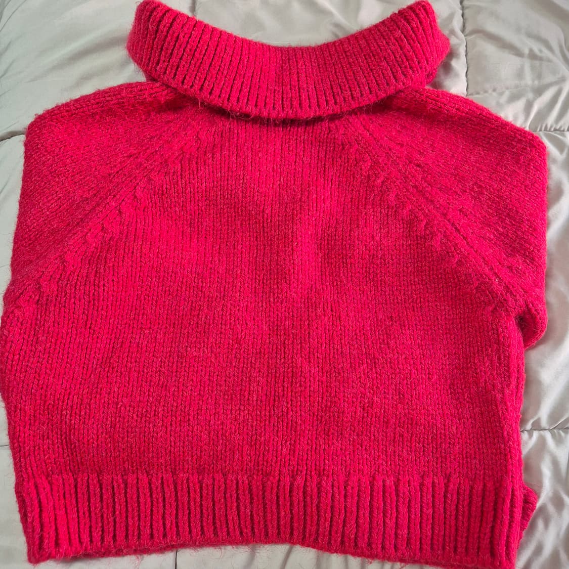 자라 레드 니트 상품이미지4