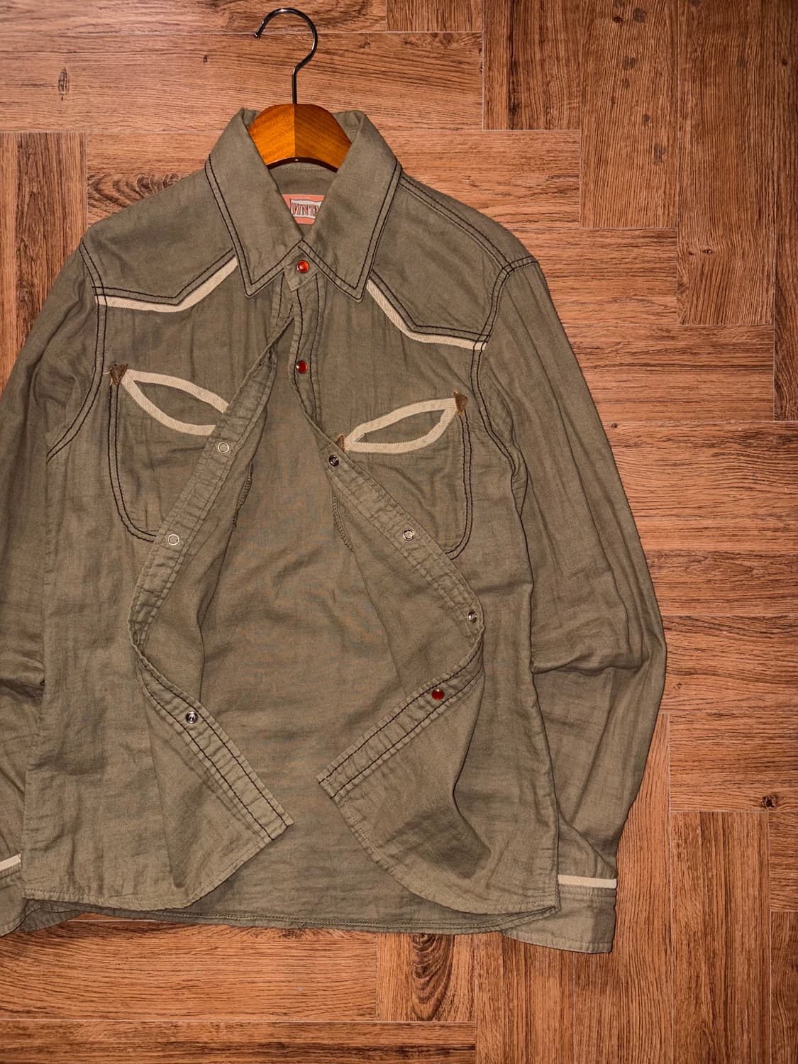 빈티지 디테일 웨스턴 셔츠 상품이미지6