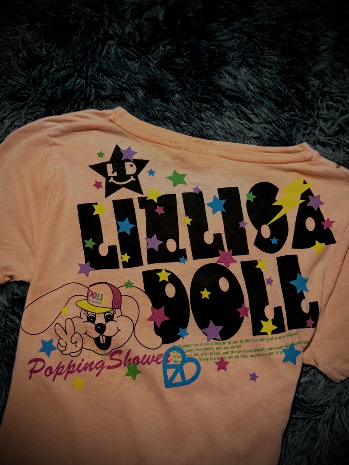 BABY DOLL 키치 버니 프린팅 스타 올오버 반팔 티셔츠 상품이미지8