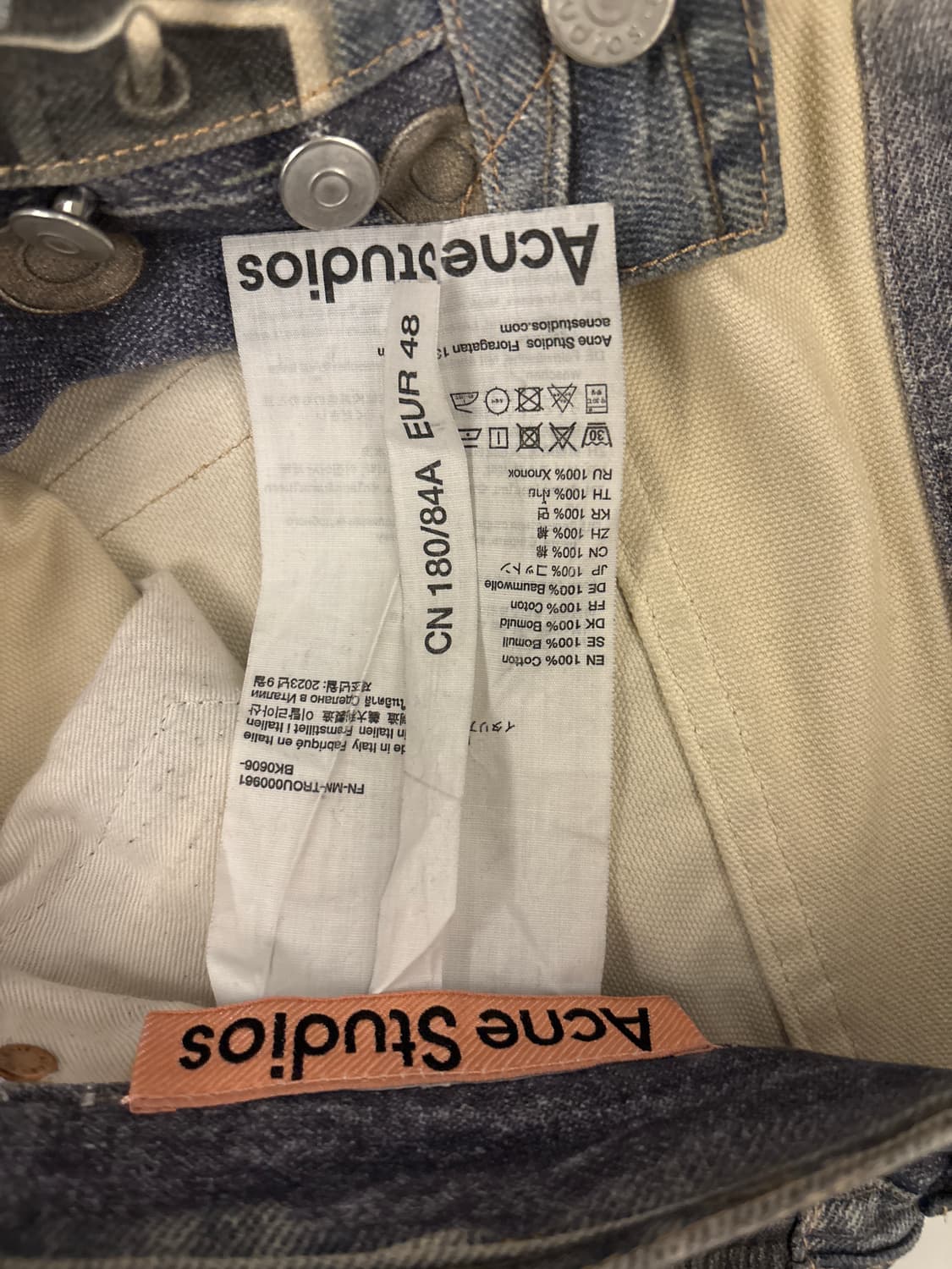 아크네트롱프뢰유 팬츠 상품이미지2