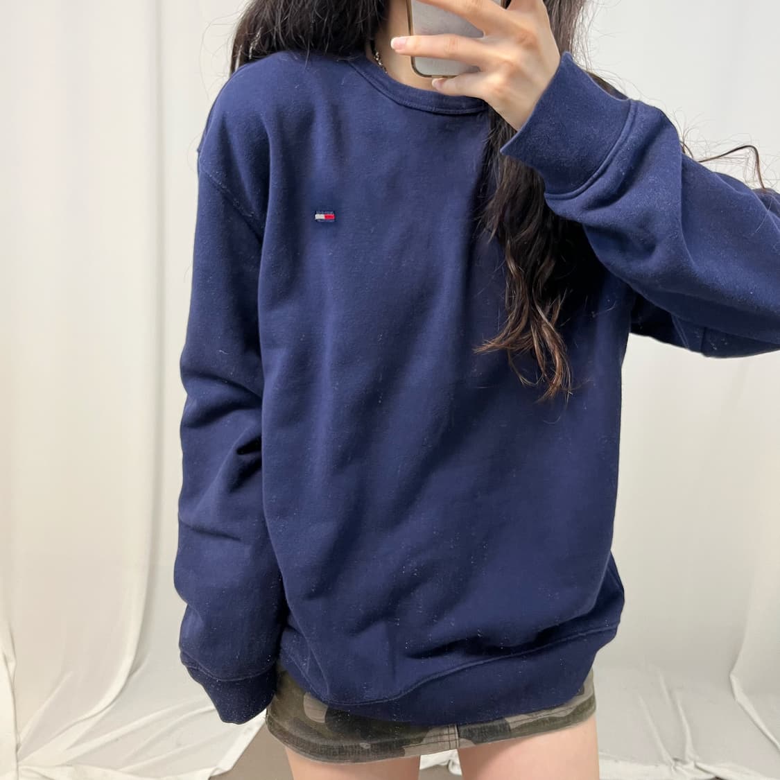 Tommy Hilfiger navy sweatshirt 상품이미지3