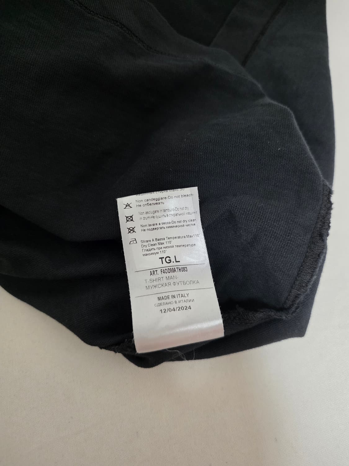 ITALY브랜드 AOD 반팔 L 오버핏 새제품 (정가 215,000원) 상품이미지9