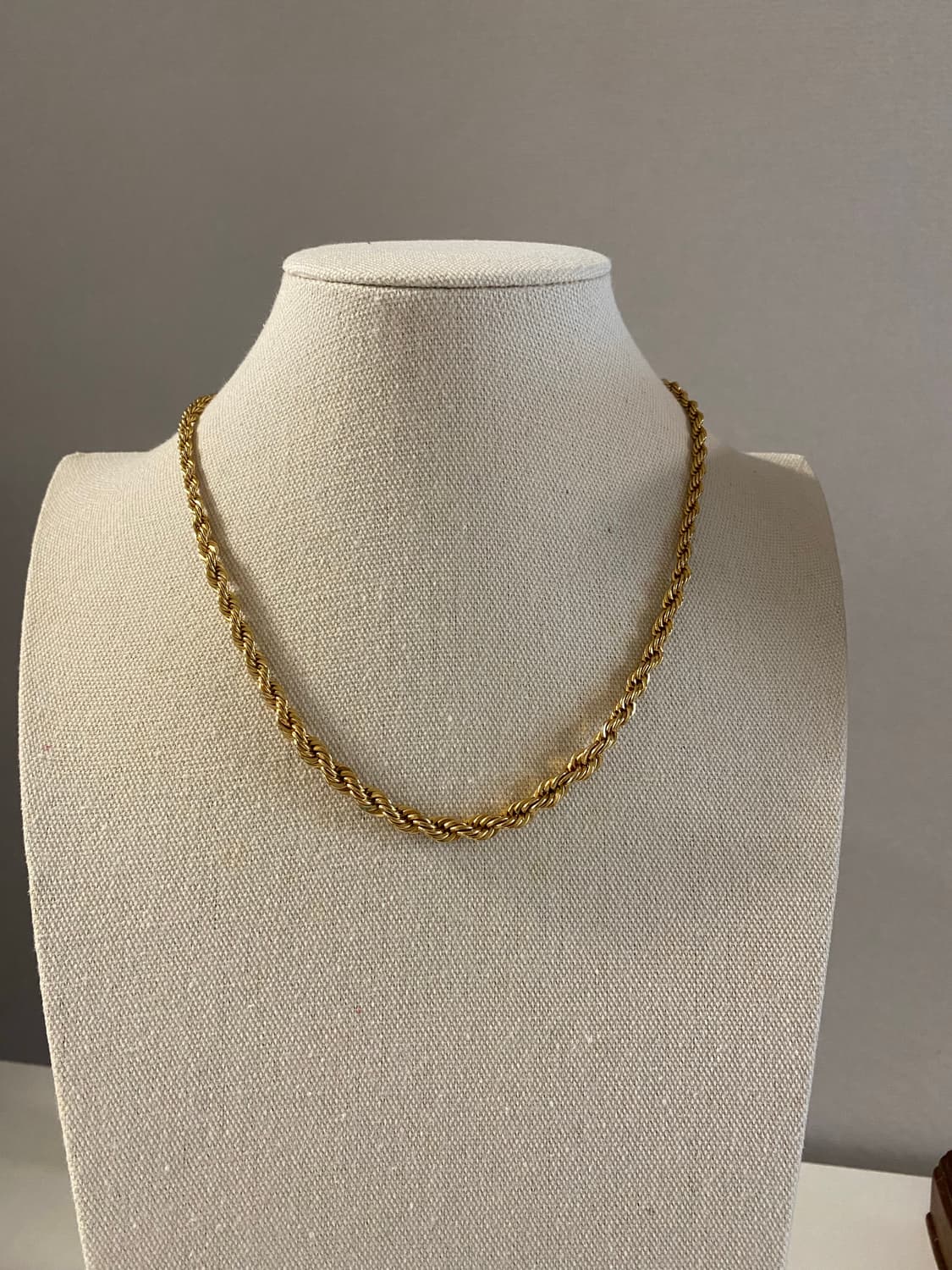 빈티지 골드 체인 로프 목걸이 상품이미지1