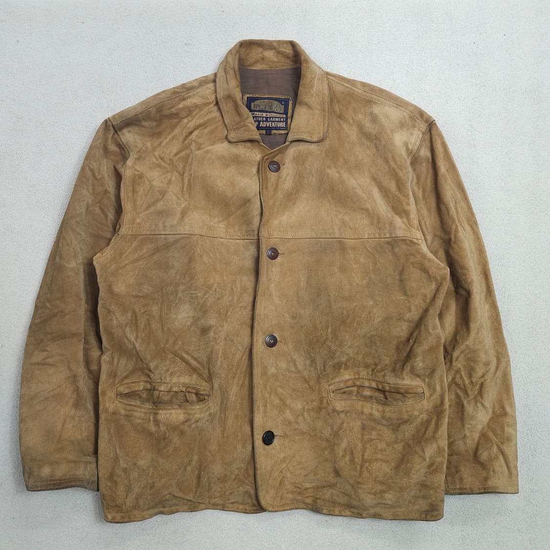 Made in France 빈티지 스웨이드 자켓 L 상품이미지1