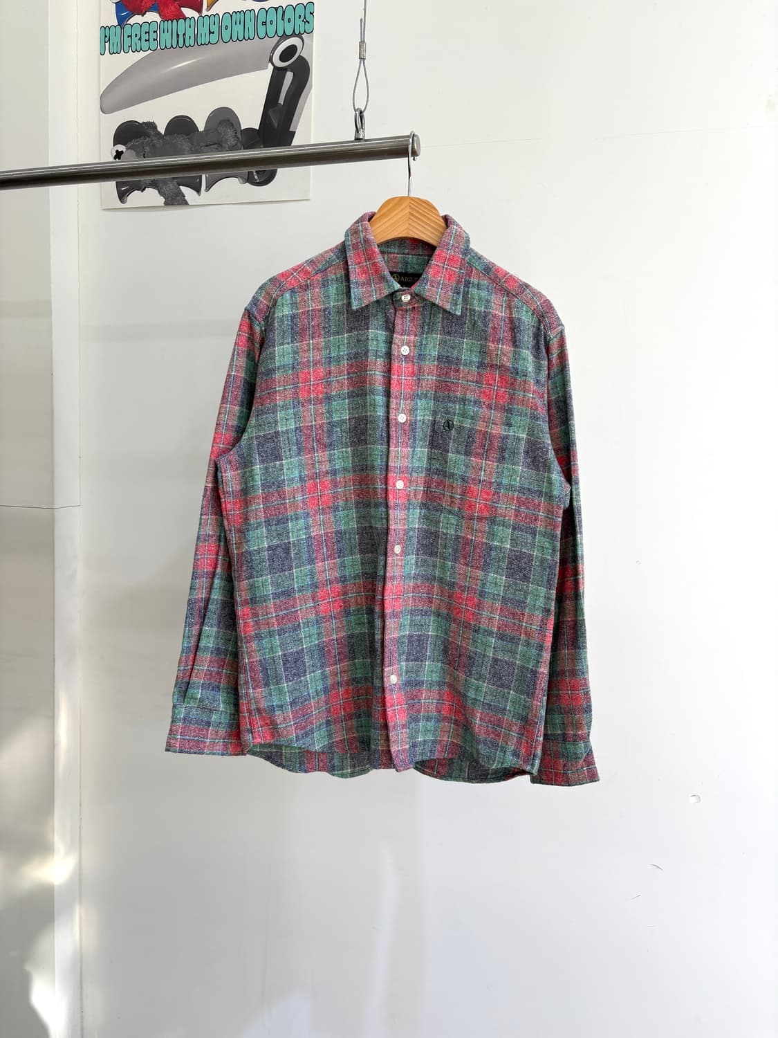 AIGLE 체크셔츠 상품이미지1