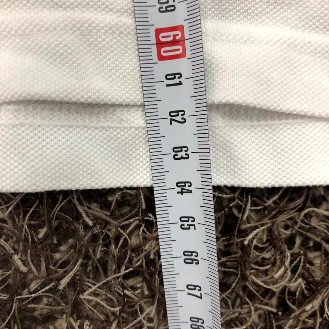 95 라코스테 여성 화이트 카라 반팔 티셔츠 상품이미지6